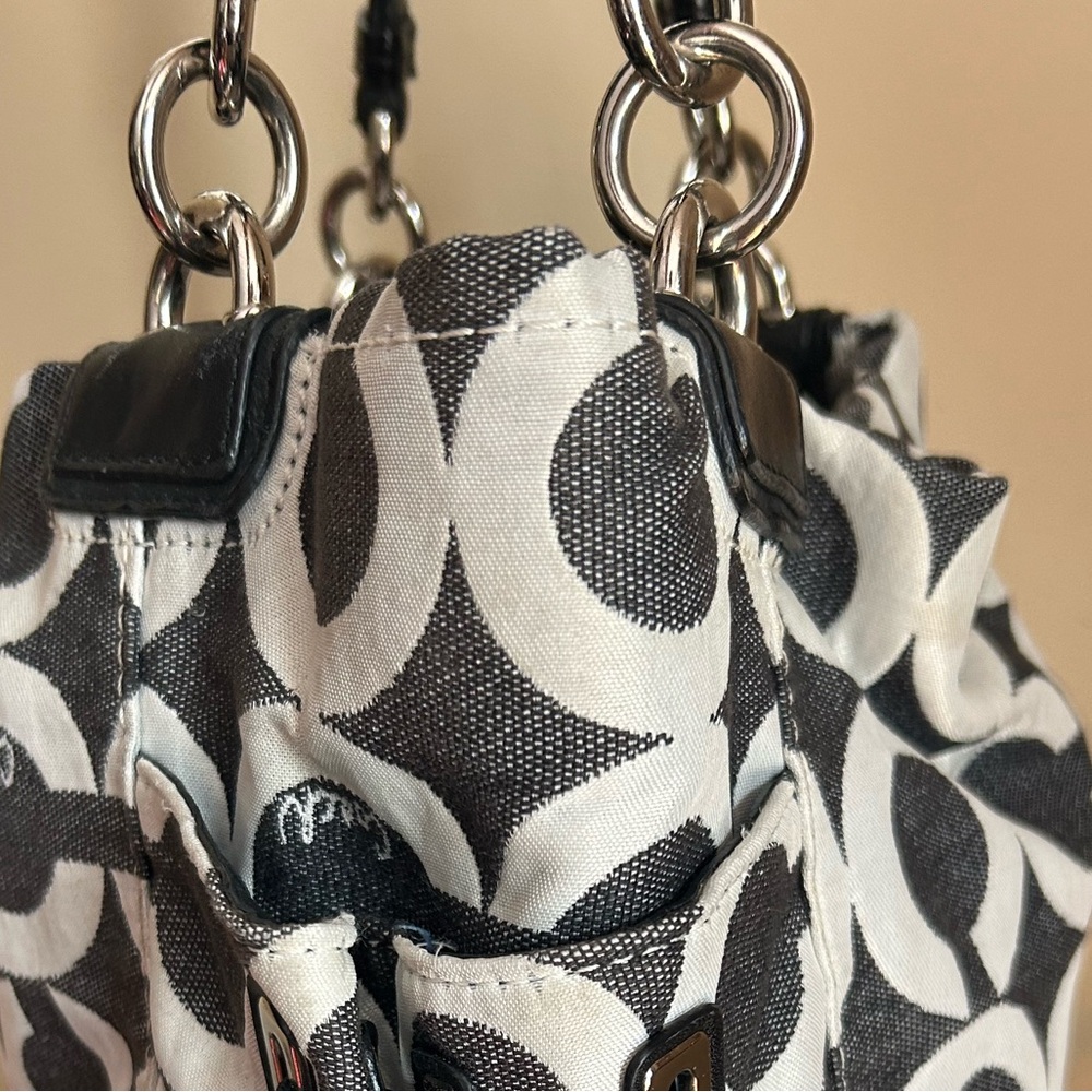 Coach Peyton Monogram Tote Shoulder Bag - Picture 5 of 12